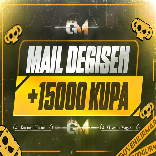 Brawl Stars +15000 Kupa Mail Değişen